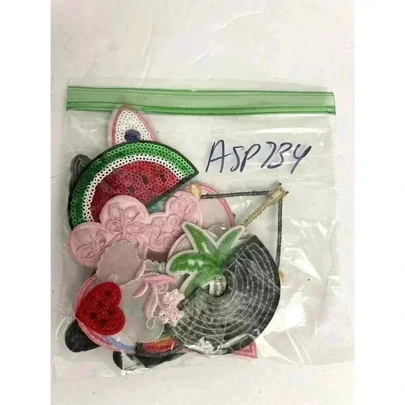 20 PC Assorted Sewing Applique Patches Iron on Sew On NEW Mixed - Picture 8 of 8